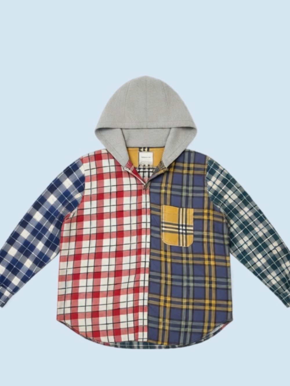 American Eagle Plaid Hoodie Flannel MOM Fall Essential